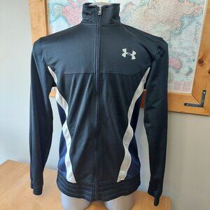 Under Armour Full Zip jacket with elastic waist and cuffs Navy/Black Men's Small